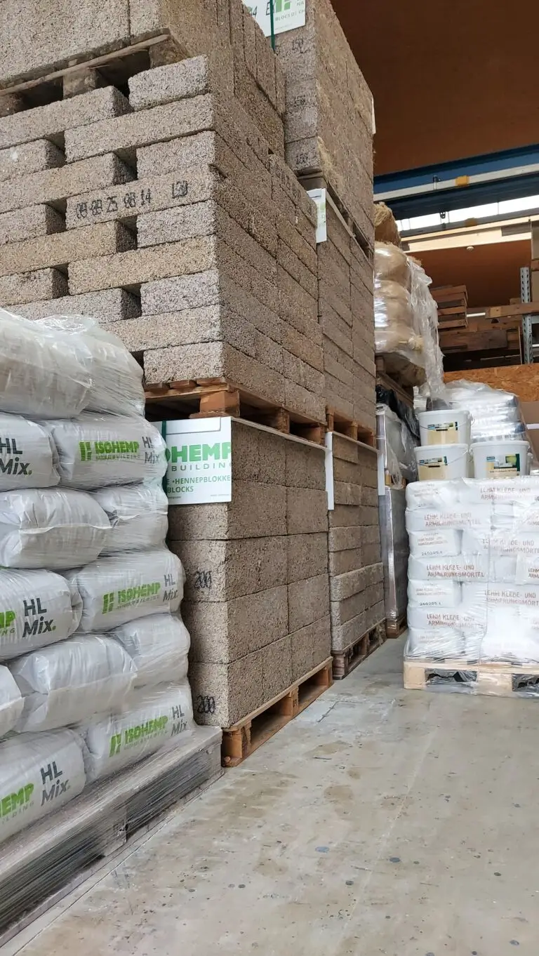 Baustoff Lager Hanfwerk Naturbaustoffe